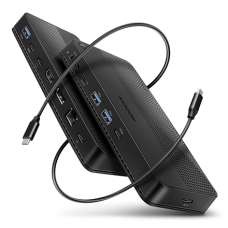 AXAGON USB4 40Gbps DUAL 4K DISPLAY 12in1 Dock , HMC-U4