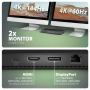 AXAGON USB4 40Gbps DUAL 4K DISPLAY 12in1 Dock , HMC-U4