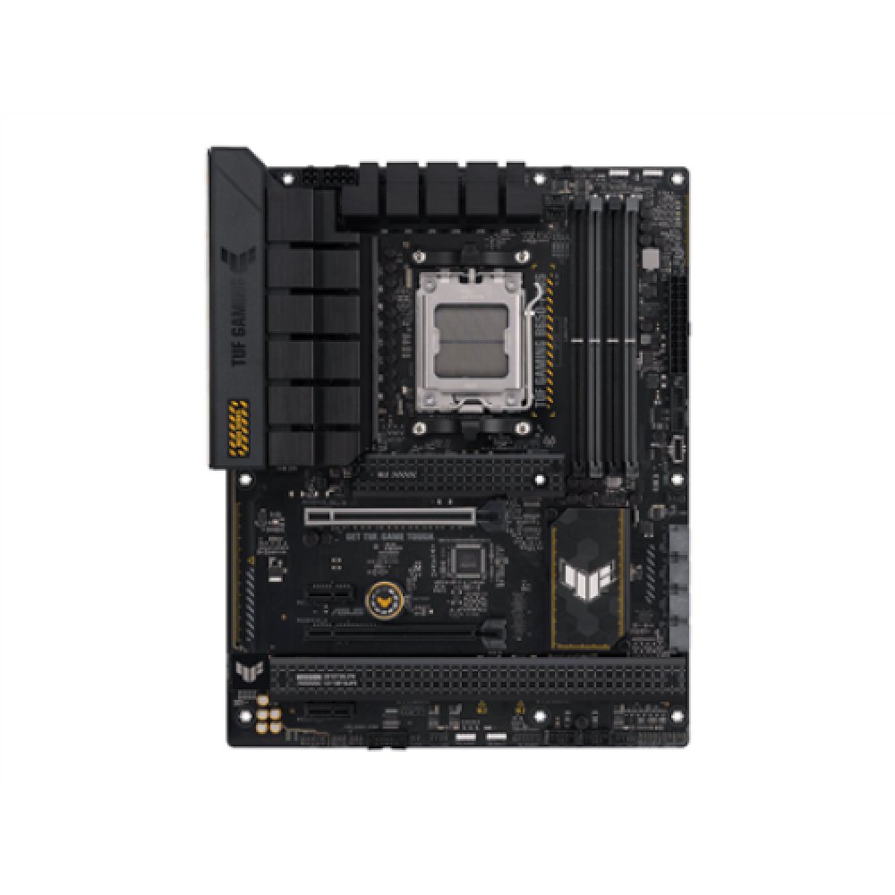 ASUS TUF GAMING B650-PLUS , Asus , TUF Gaming B650-Plus - motherboard - ATX , Processor family AMD B650 , Processor socket 1 x Socket AM5 , 4 DIMM slots - DDR5, non-ECC, ECC, on-die ECC, unbuffered , Memory slots 4 , Supported hard disk drive interfaces S