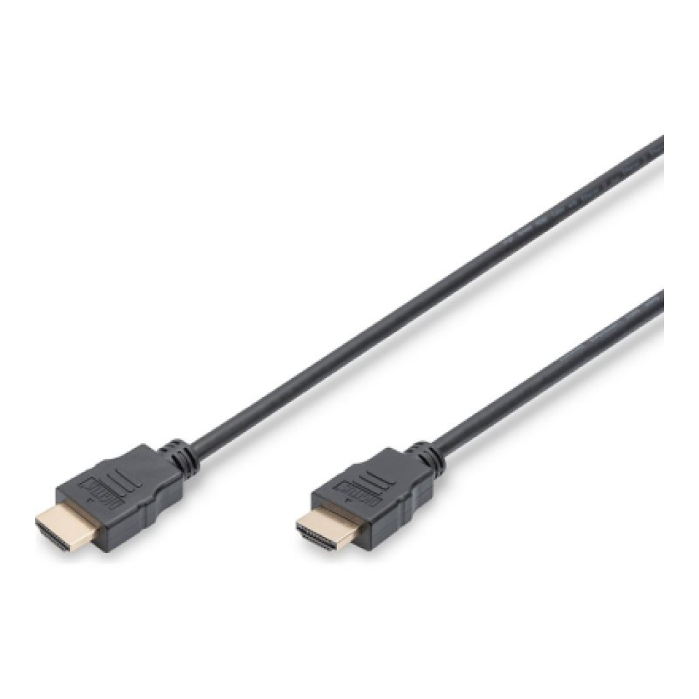 Digitus , HDMI High Speed with Ethernet Connection Cable , Black , HDMI male (type A) , HDMI male (type A) , HDMI to HDMI , 2 m