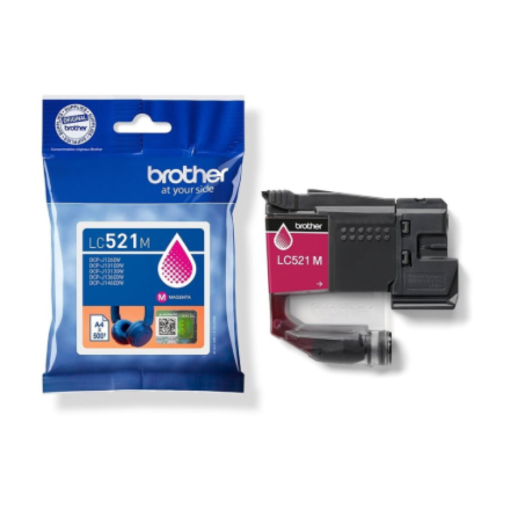 Brother LC521M , Ink Cartridges , Magenta