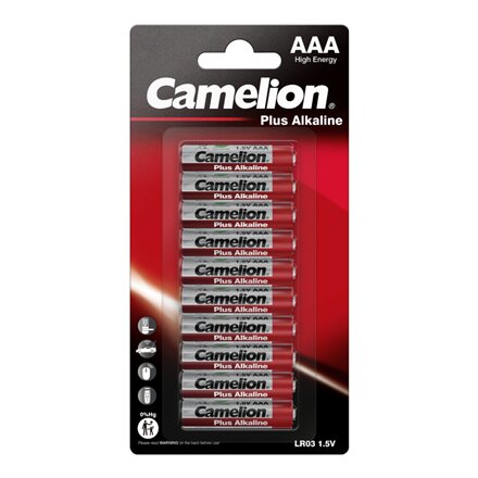 Camelion , LR03-BP10 , AAA/LR03 , Plus Alkaline , 10 pc(s)