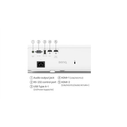 Benq , TK710 , 4K UHD (3840 x 2160) , 3200 ANSI lumens , Grey/White
