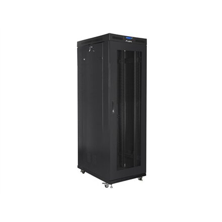 Lanberg , Rack cabinet 19 free-standing 37U/800x1000 (flat pack) with glass door lCD V2 , FF01-8037-23BL , Black