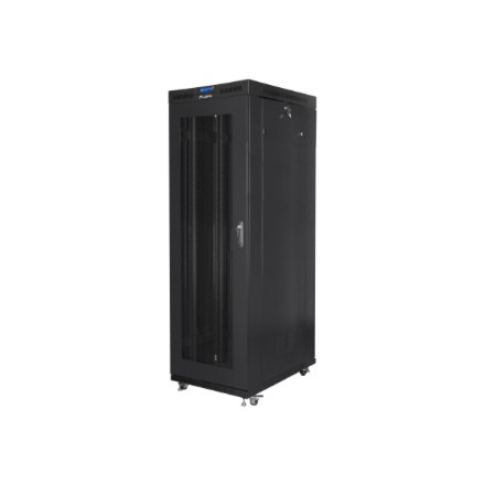 Lanberg , Rack cabinet 19 free-standing 37U/800x1000 (flat pack) with glass door lCD V2 , FF01-8037-23BL , Black