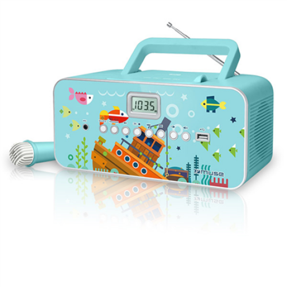 Muse , M-29KB , Portable radio CD/MP3 player with USB , 30 W , Image