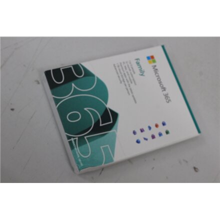 SALE OUT. Microsoft 6GQ-01897, M365 FAMILY P10 EN EUROZONE SUBS 1Y , Microsoft , 365 Family , 6GQ-01897 , M365 Family , FPP , License term 1 year(s) , English , EuroZone Medialess , DAMAGED PACKAGING