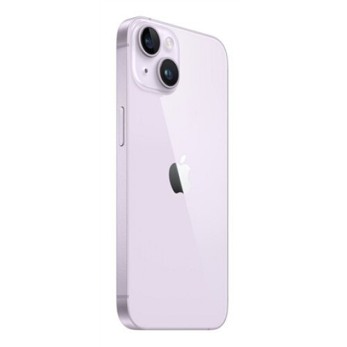 Apple , iPhone 14 , Purple , 6.1 , Super Retina XDR , 2532 x 1170 pixels , Apple , A15 Bionic , Internal RAM 4 GB , 128 GB , Dual SIM , Nano-SIM , 3G , 4G , 5G , Main camera resolution 12+12 MP , Secondary camera resolution 12 MP , iOS , 16 , 3279 mAh