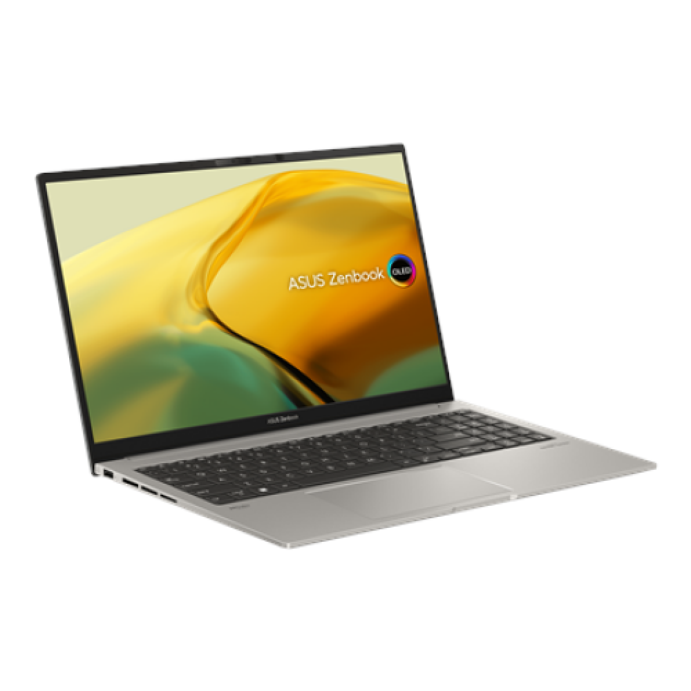 Asus Zenbook 15 OLED UM3504DA-MA339W Basalt Grey 15.6 OLED 2.8K 120 Hz 2880 x 1620 pixels Glossy AMD Ryzen 7 7735U 16 GB LPDDR5 on board SSD 1000 GB AMD Radeon Graphics Windows 11 Home 802.11ax Bluetooth version 5.3 Keyboard language English Keyboard back