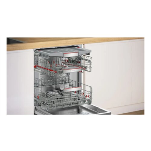 Bosch Dishwasher , SMV8YCX02E , Built-in , Width 60 cm , Number of place settings 14 , Number of programs 8 , Energy efficiency class A , Display , AquaStop function , White