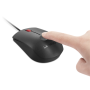 Lenovo Fingerprint Biometric USB Mouse Gen3 , Wired , USB-A , Black/Red