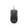 Lenovo Fingerprint Biometric USB Mouse Gen3 , Wired , USB-A , Black/Red