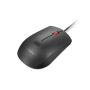 Lenovo Fingerprint Biometric USB Mouse Gen3 , Wired , USB-A , Black/Red