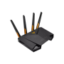 Wireless Wifi 6 AX4200 Dual Band Gigabit Router, EU and UK plug , TUF-AX4200 , 802.11ax , 3603+574 Mbit/s , 10/100/1000 Mbit/s , Ethernet LAN (RJ-45) ports 4 , Mesh Support Yes , MU-MiMO Yes , 3G/4G data sharing , Antenna type External , 1 x USB 3.2 Gen 1