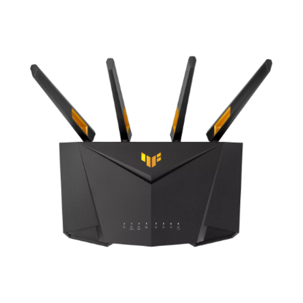 Wireless Wifi 6 AX4200 Dual Band Gigabit Router, EU and UK plug , TUF-AX4200 , 802.11ax , 3603+574 Mbit/s , 10/100/1000 Mbit/s , Ethernet LAN (RJ-45) ports 4 , Mesh Support Yes , MU-MiMO Yes , 3G/4G data sharing , Antenna type External , 1 x USB 3.2 Gen 1