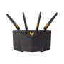 Wireless Wifi 6 AX4200 Dual Band Gigabit Router, EU and UK plug , TUF-AX4200 , 802.11ax , 3603+574 Mbit/s , 10/100/1000 Mbit/s , Ethernet LAN (RJ-45) ports 4 , Mesh Support Yes , MU-MiMO Yes , 3G/4G data sharing , Antenna type External , 1 x USB 3.2 Gen 1