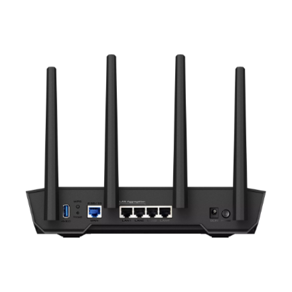 Wireless Wifi 6 AX4200 Dual Band Gigabit Router, EU and UK plug , TUF-AX4200 , 802.11ax , 3603+574 Mbit/s , 10/100/1000 Mbit/s , Ethernet LAN (RJ-45) ports 4 , Mesh Support Yes , MU-MiMO Yes , 3G/4G data sharing , Antenna type External , 1 x USB 3.2 Gen 1