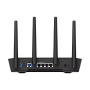 Wireless Wifi 6 AX4200 Dual Band Gigabit Router, EU and UK plug , TUF-AX4200 , 802.11ax , 3603+574 Mbit/s , 10/100/1000 Mbit/s , Ethernet LAN (RJ-45) ports 4 , Mesh Support Yes , MU-MiMO Yes , 3G/4G data sharing , Antenna type External , 1 x USB 3.2 Gen 1