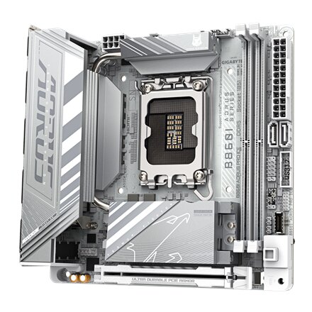 Gigabyte B860I AORUS PRO ICE , Processor family Intel , Processor socket LGA1851 , DDR5 , Supported hard disk drive interfaces SATA, M.2 , Number of SATA connectors 2
