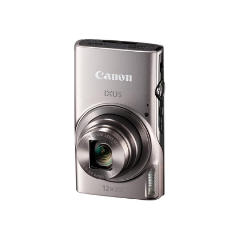 Canon , IXUS , 285 HS , Compact camera , 20.2 MP , Optical zoom 12 x , Digital zoom 4 x , Image stabilizer , ISO 3200 , Display diagonal 7.62 , Wi-Fi , Focus TTL , Video recording , Lithium-Ion (Li-Ion) , Silver