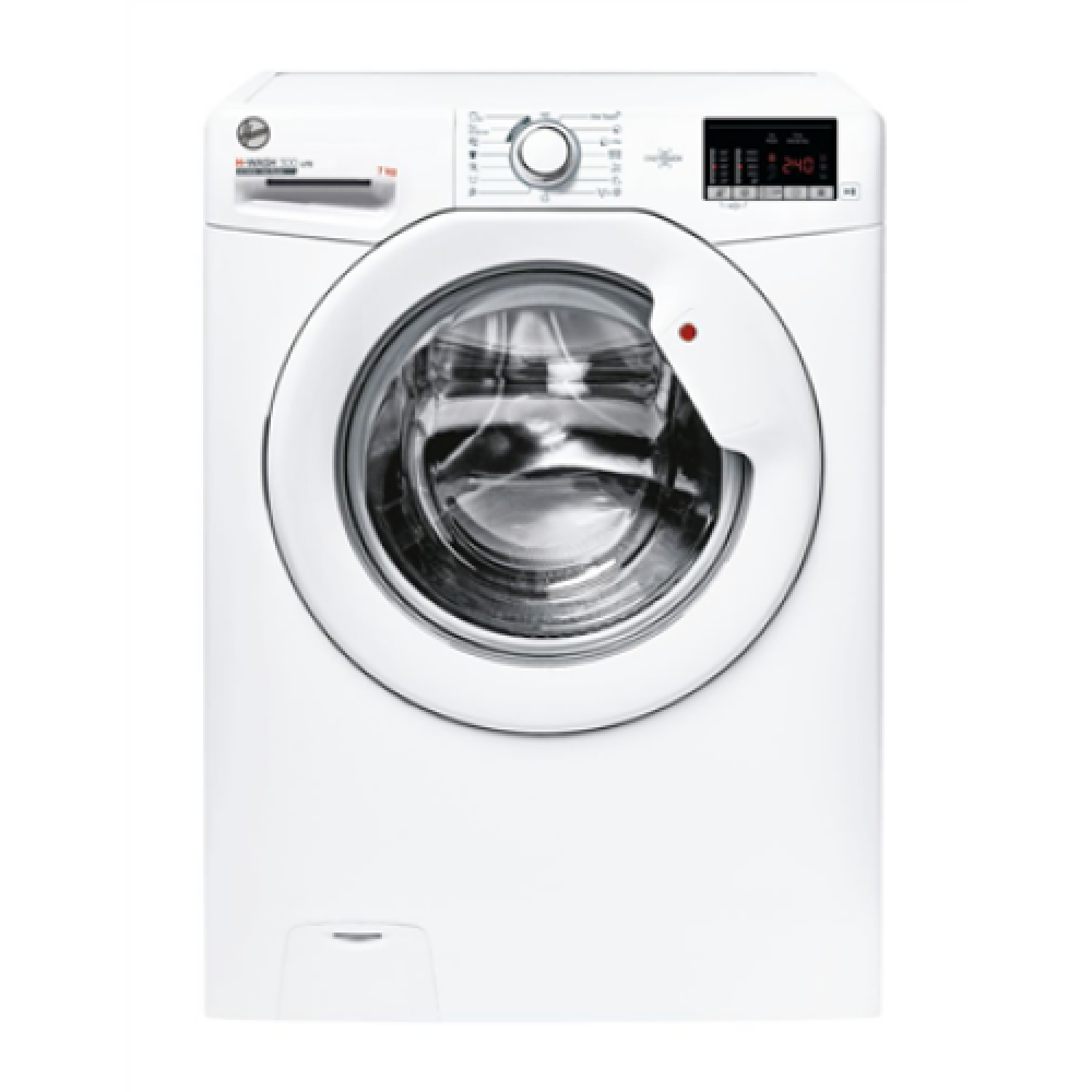 Hoover Washing Machine H3W4 472DE/1-S H-WASH 300 LITE Energy efficiency class D, Front loading, Washing capacity 7 kg, 1400 RPM, Depth 45 cm, Width 60 cm, Display, LED, White