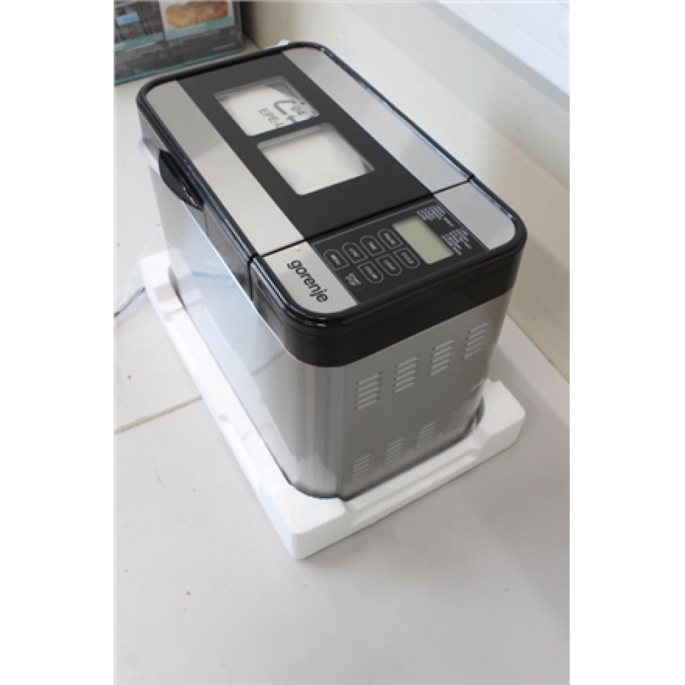 SALE OUT. SALE OUT. Gorenje , Bread maker , BM1400E , Power 815 W , Number of programs 12 , Display LCD , Stainless steel , DAMAGED PACKAGING