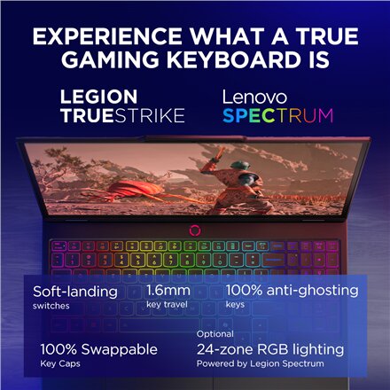 Lenovo Legion 5 15IRX10 , Eclipse Black , 15.1 , OLED , WQXGA , 2560 x 1600 pixels , Glossy , Intel Core i7 , i7-14700HX , 32 GB , SO-DIMM DDR5 , Solid-state drive capacity 1000 GB , NVIDIA GeForce RTX 5060 , GDDR7 , 8 GB , Windows 11 Home , 802.11be , Bl