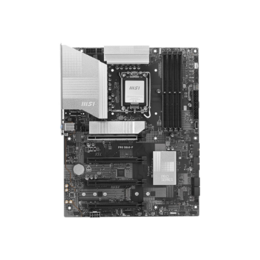 MSI PRO B860-P , Processor family Intel , Processor socket LGA1851 , DDR5 , Supported hard disk drive interfaces SATA, M.2 , Number of SATA connectors 4