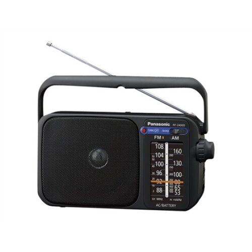 Panasonic , Portable Radio , RF-2400DEG-K , Black
