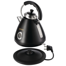 Gorenje , Kettle , K17CLBK , Electric , 2200 W , 1.7 L , Plastic and metal , 360° rotational base , Black