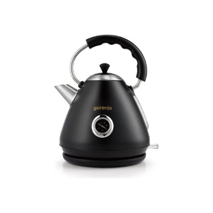 Gorenje , Kettle , K17CLBK , Electric , 2200 W , 1.7 L , Plastic/Metal , 360° rotational base , Black