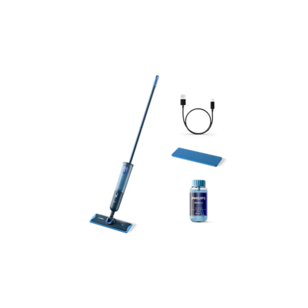 Philips , Washing broom , XV3101/01 OneUp 3000 series , Cordless operating , 3.6 V , Washing function , Operating time (max) 50 min , Blue