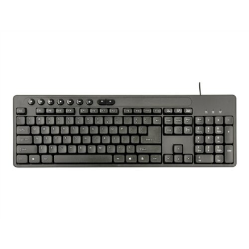 Gembird , Multimedia desktop set , KBS-UM-04 , Keyboard and Mouse Set , Wired , Mouse included , US , Black