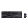 Gembird , Multimedia desktop set , KBS-UM-04 , Keyboard and Mouse Set , Wired , Mouse included , US , Black