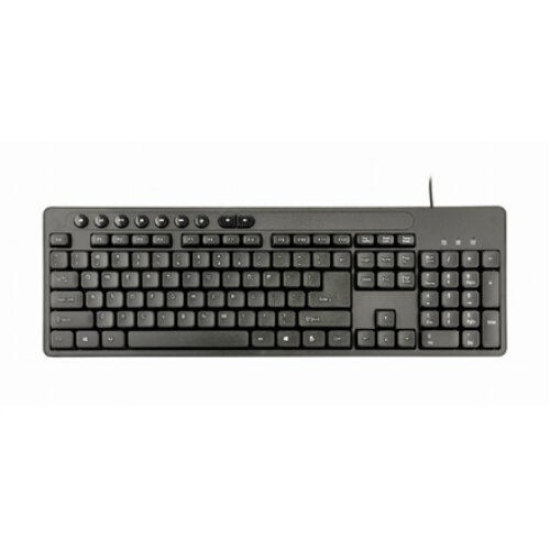 Gembird , Multimedia desktop set , KBS-UM-04 , Keyboard and Mouse Set , Wired , Mouse included , US , Black