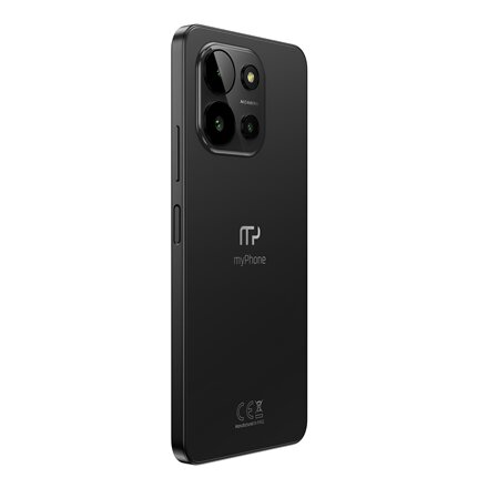 myPhone N23 , 5G , Cosmic black , 6.56 , IPS , 1612 x 720 pixels , Mediatek , D6020 , Internal RAM 6 GB , 128 GB , microSD , Dual SIM , Nano SIM , 3G , 4G , 5G , Main camera resolution 50 MP , Secondary camera resolution 8 MP , Android , 13 , 5000 mAh