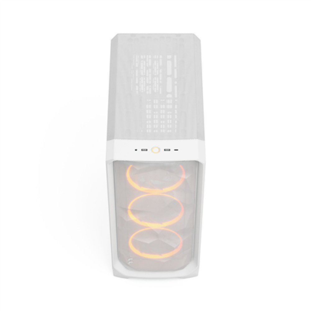 Fractal Design Meshify 3 , White RGB TG Clear Tint , Mid-Tower , Power supply included No , ATX