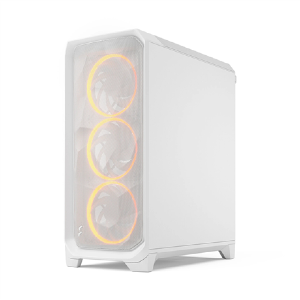 Fractal Design Meshify 3 , White RGB TG Clear Tint , Mid-Tower , Power supply included No , ATX