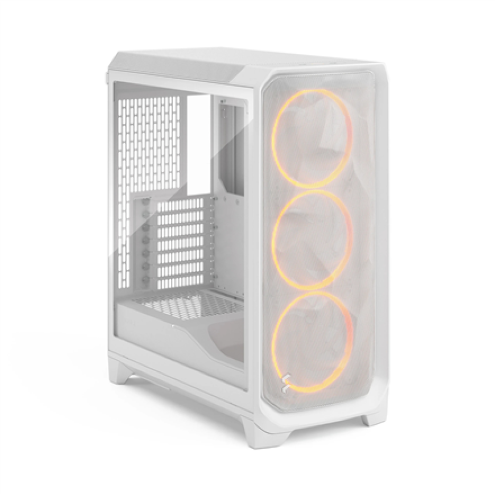 Fractal Design Meshify 3 , White RGB TG Clear Tint , Mid-Tower , Power supply included No , ATX