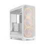 Fractal Design Meshify 3 , White RGB TG Clear Tint , Mid-Tower , Power supply included No , ATX