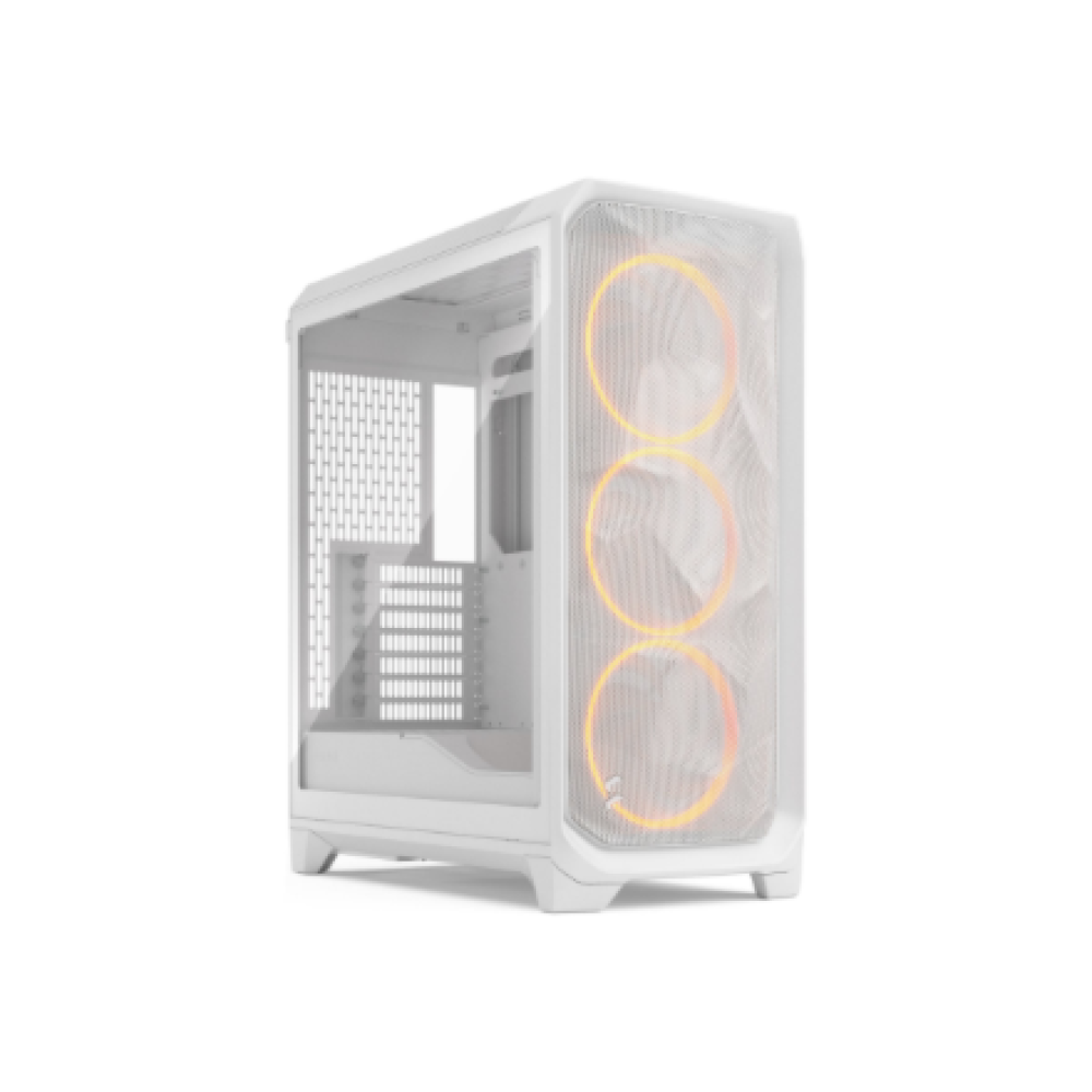 Fractal Design Meshify 3 , White RGB TG Clear Tint , Mid-Tower , Power supply included No , ATX