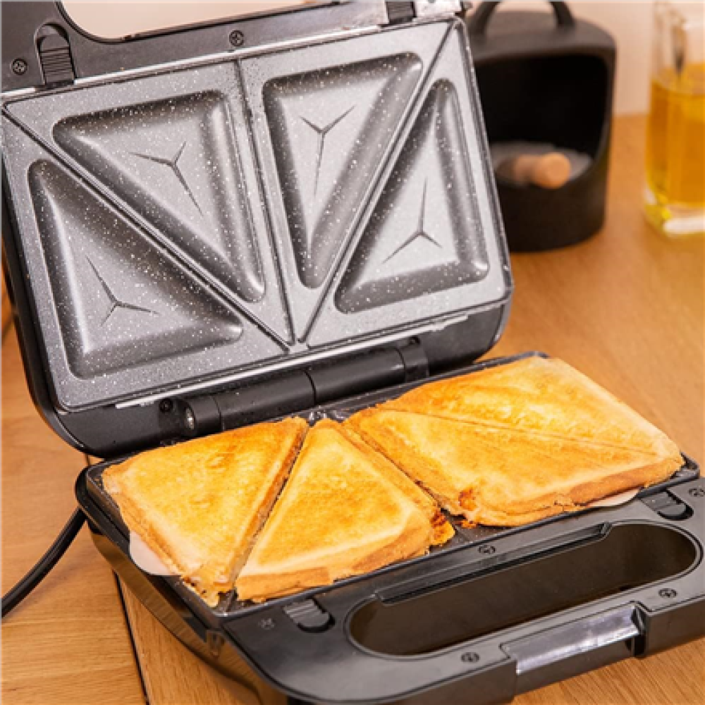 Cecotec Sandwich Maker , Rock’nToast 4in1 , 1000 W , Number of plates 4 , Black