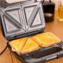 Cecotec Sandwich Maker , Rock’nToast 4in1 , 1000 W , Number of plates 4 , Black