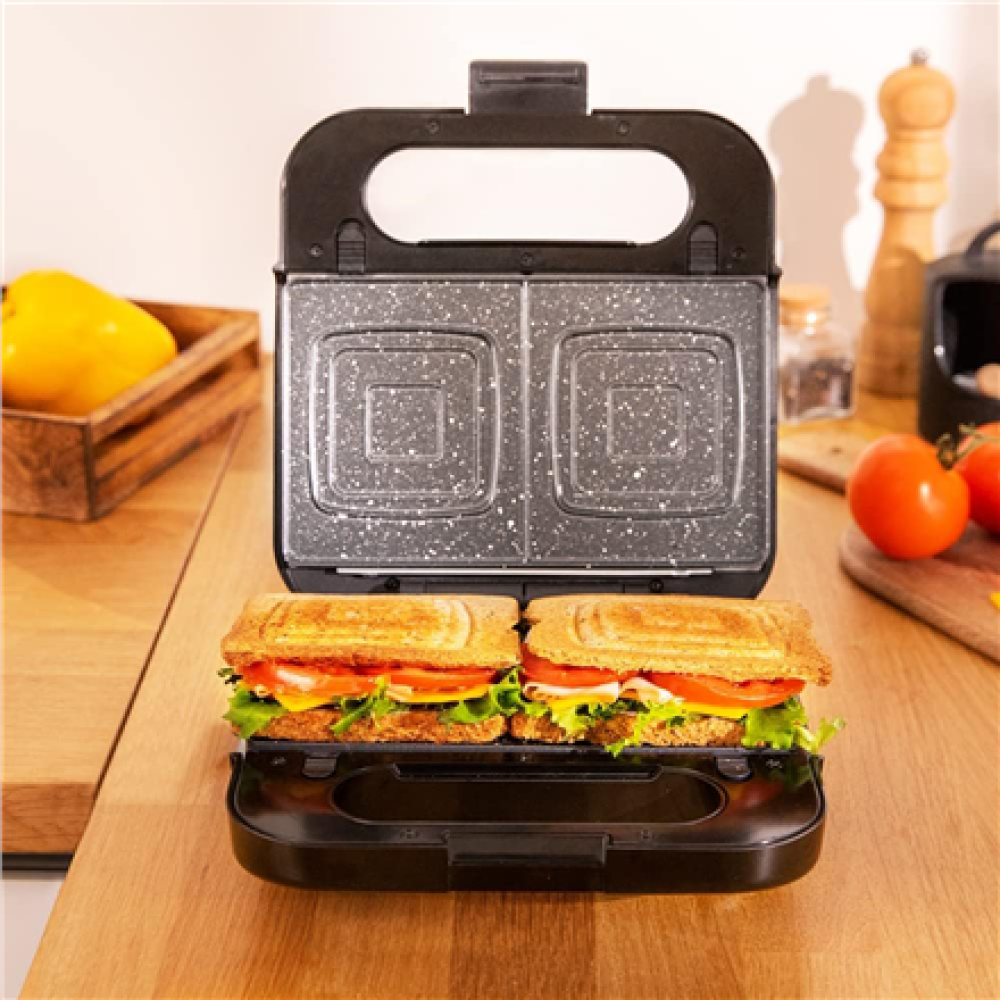 Cecotec Sandwich Maker , Rock’nToast 4in1 , 1000 W , Number of plates 4 , Black