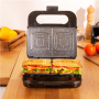 Cecotec Sandwich Maker , Rock’nToast 4in1 , 1000 W , Number of plates 4 , Black