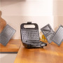 Cecotec Sandwich Maker , Rock’nToast 4in1 , 1000 W , Number of plates 4 , Black