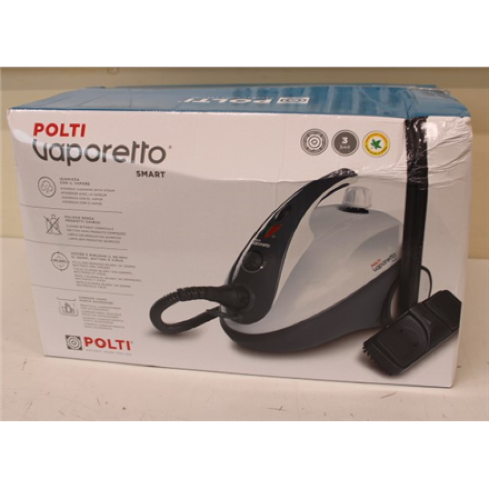 SALE OUT. , Polti , Vaporetto Smart 30_S Steam cleaner , PTEU0267 , Power 1800 W , Steam pressure 3 bar , Water tank capacity 1.6 L , White/Grey , DAMAGED PACKAGING