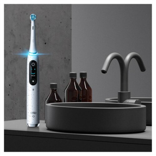 Oral-B , Electric Toothbrush , iO10 Series , Rechargeable , For adults , Number of brush heads included 1 , Number of teeth brushing modes 7 , Stardust White