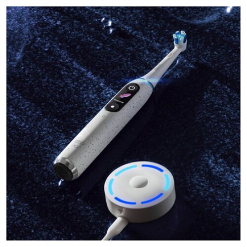 Oral-B , Electric Toothbrush , iO10 Series , Rechargeable , For adults , Number of brush heads included 1 , Number of teeth brushing modes 7 , Stardust White
