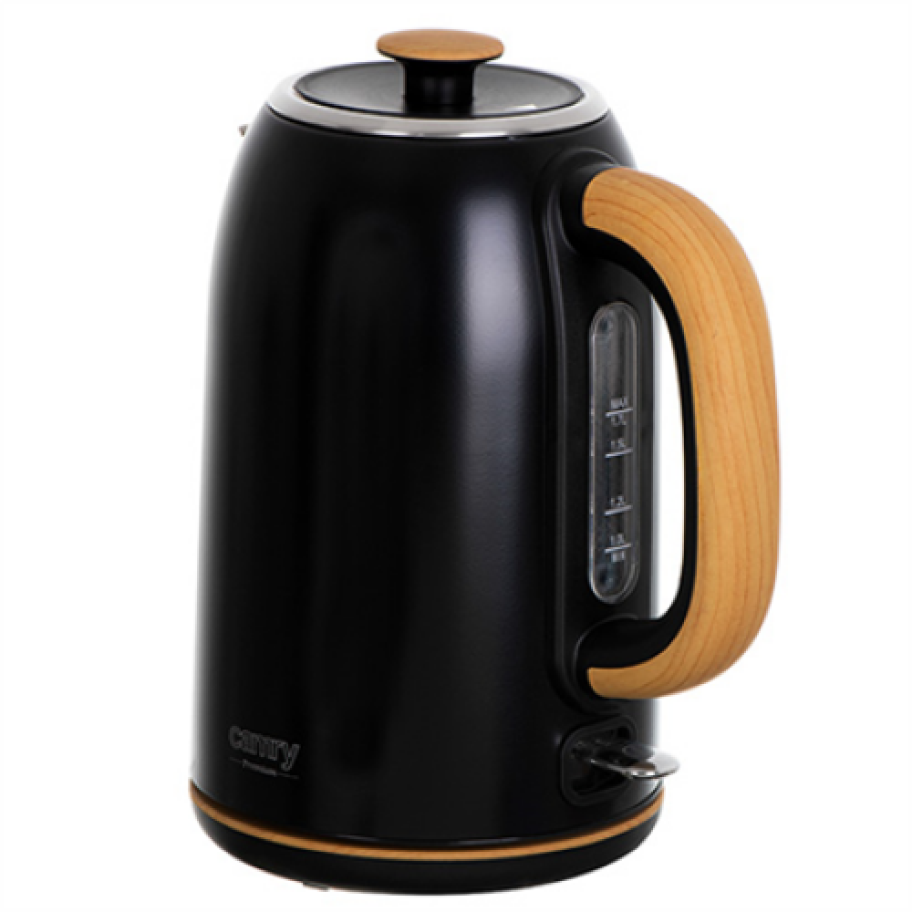 Camry Kettle CR 1342 Electric 2200 W 1.7 L Stainless steel 360° rotational base Black